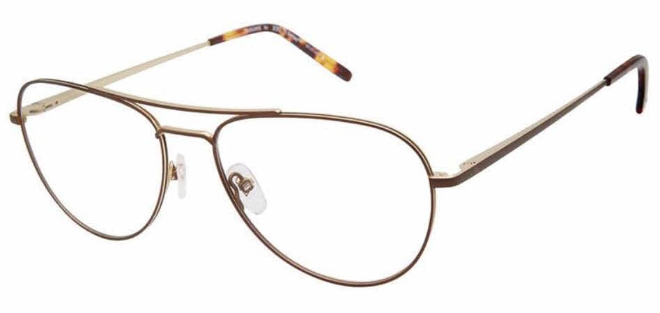 XXL DUHAWK Eyeglasses Brown 57mm Men