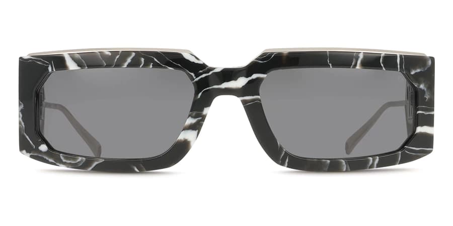 Philipp Plein SPP119M 0Z21 Sunglasses Marble Black 58mm Women 2
