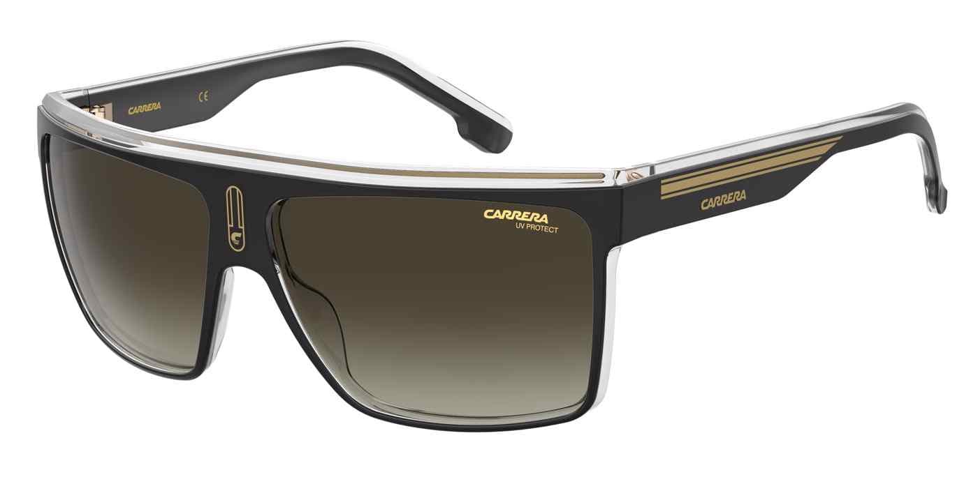 Carrera 22/N 02M2 Sunglasses Black Gold 63mm Men