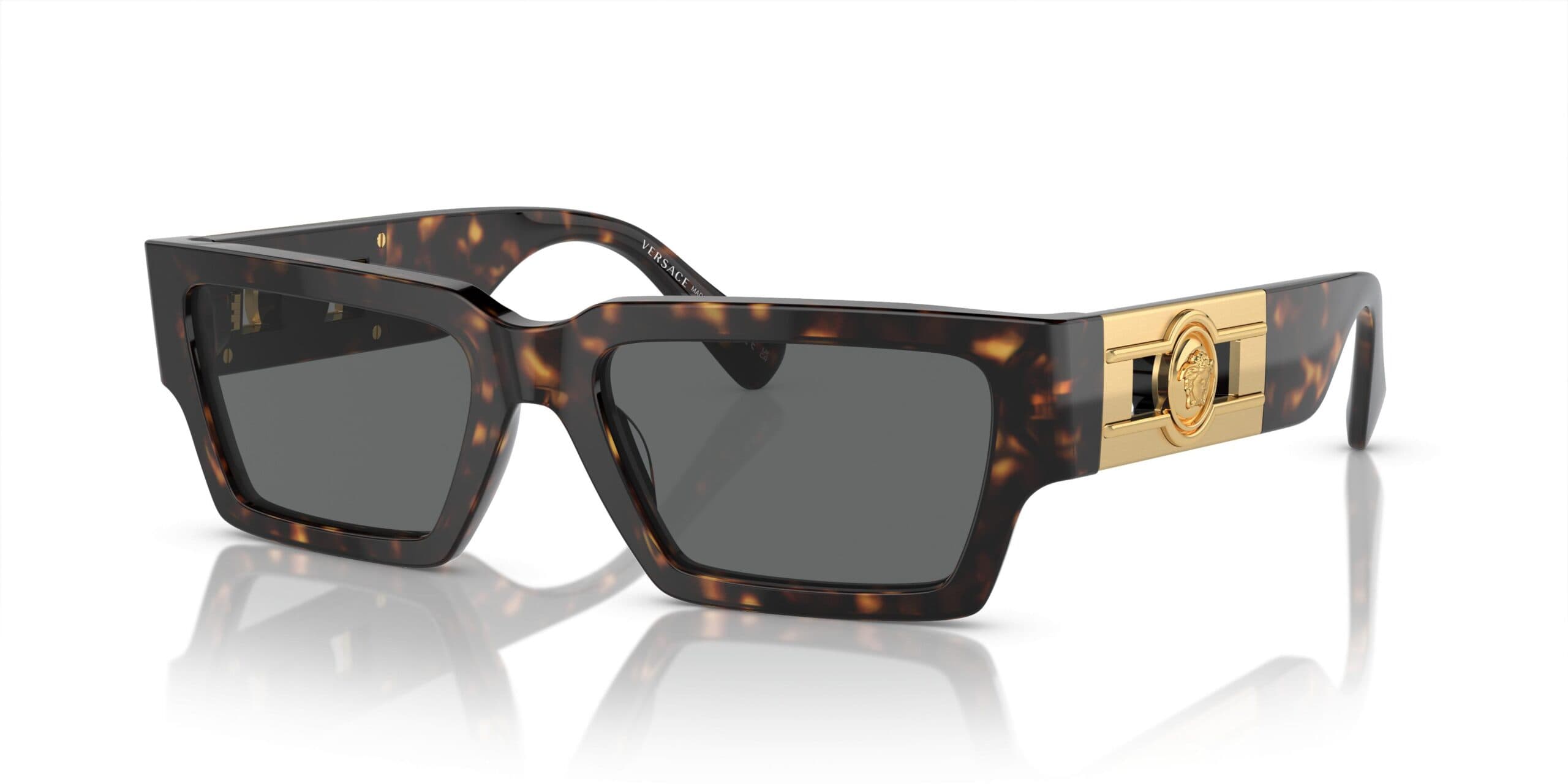 Versace 0VE4459 108/87 Sunglasses Dark Havana 54mm Women