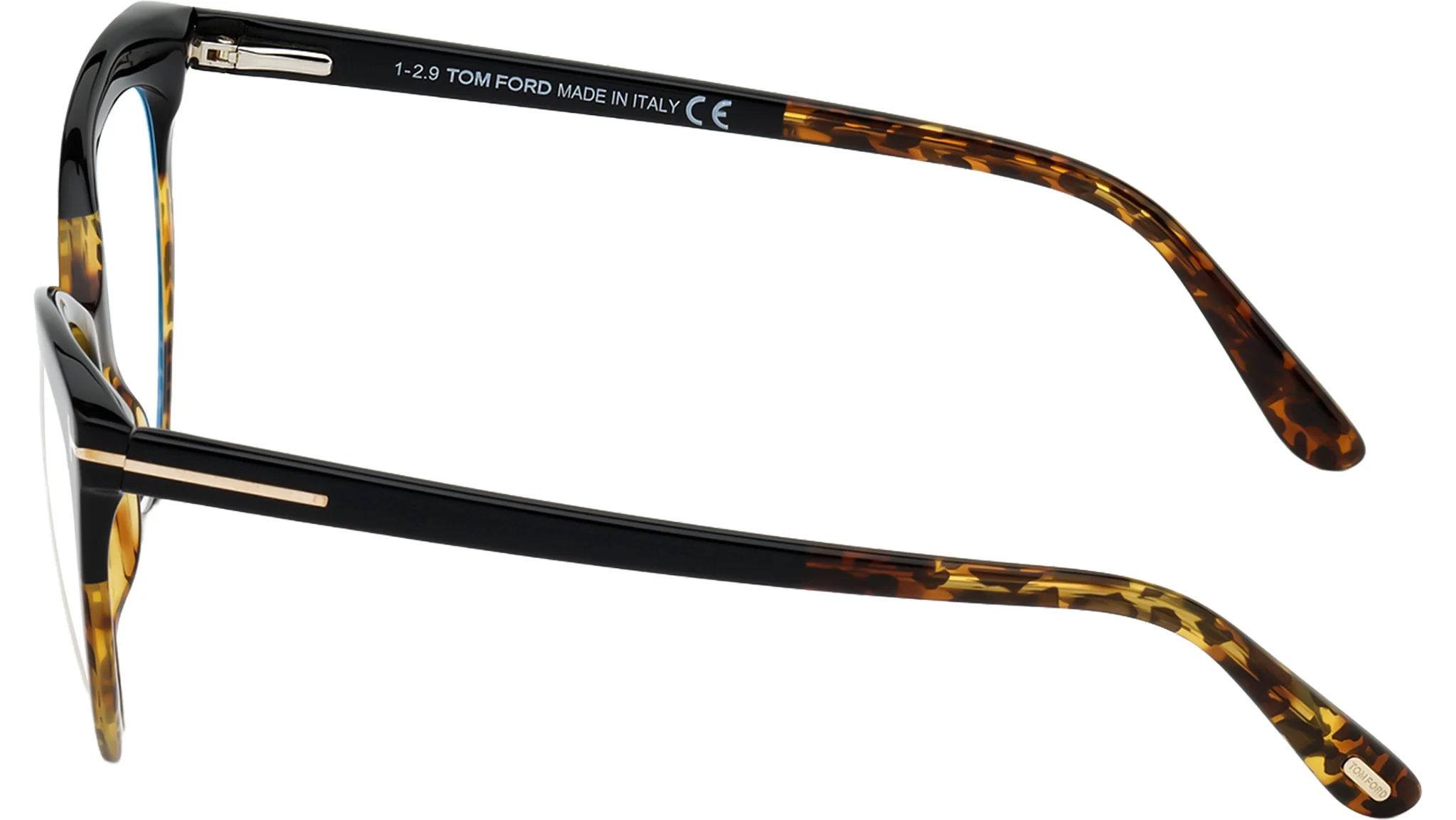 Tom Ford FT5674B 005 Eyeglasses Shiny Black 54mm Women 2