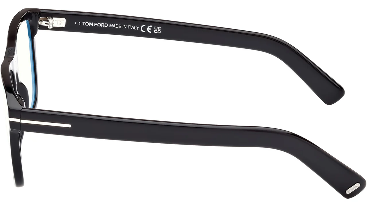 Tom Ford FT5902B 001 Eyeglasses Shiny Black 54mm Men 4