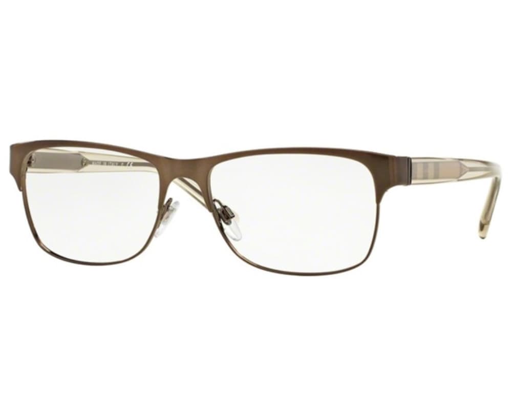 Burberry BE1289 1212 Eyeglasses Brushed Brown 55mm Men