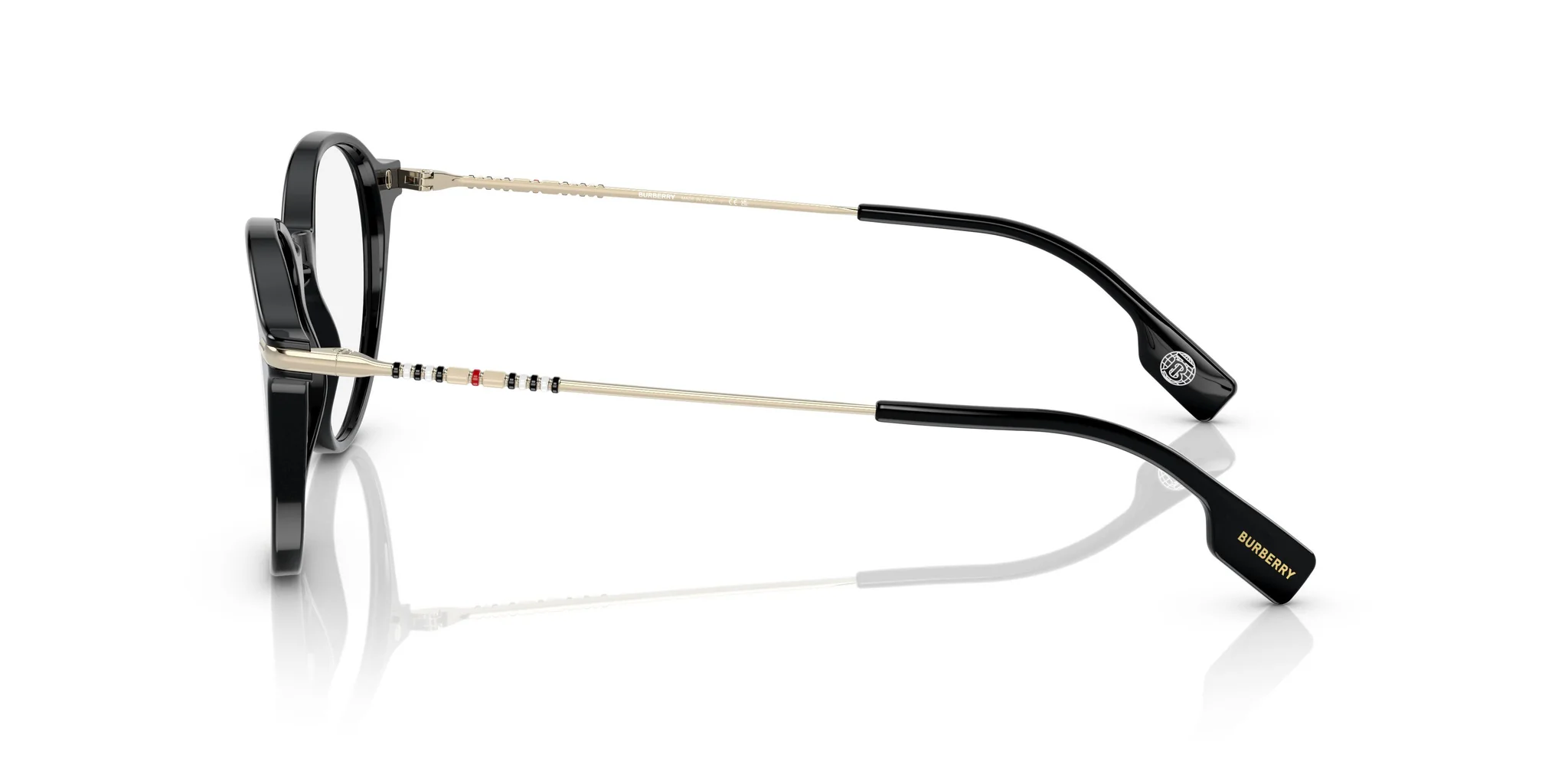 Burberry 0BE2365F 3001 Eyeglasses Black 53mm Unisex 3