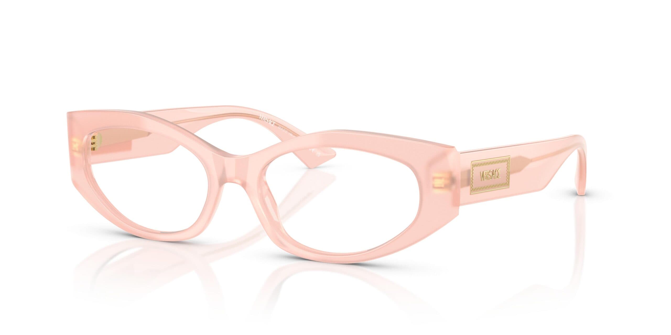 Versace 0VE3369F 5392 Eyeglasses Pink 53mm Women