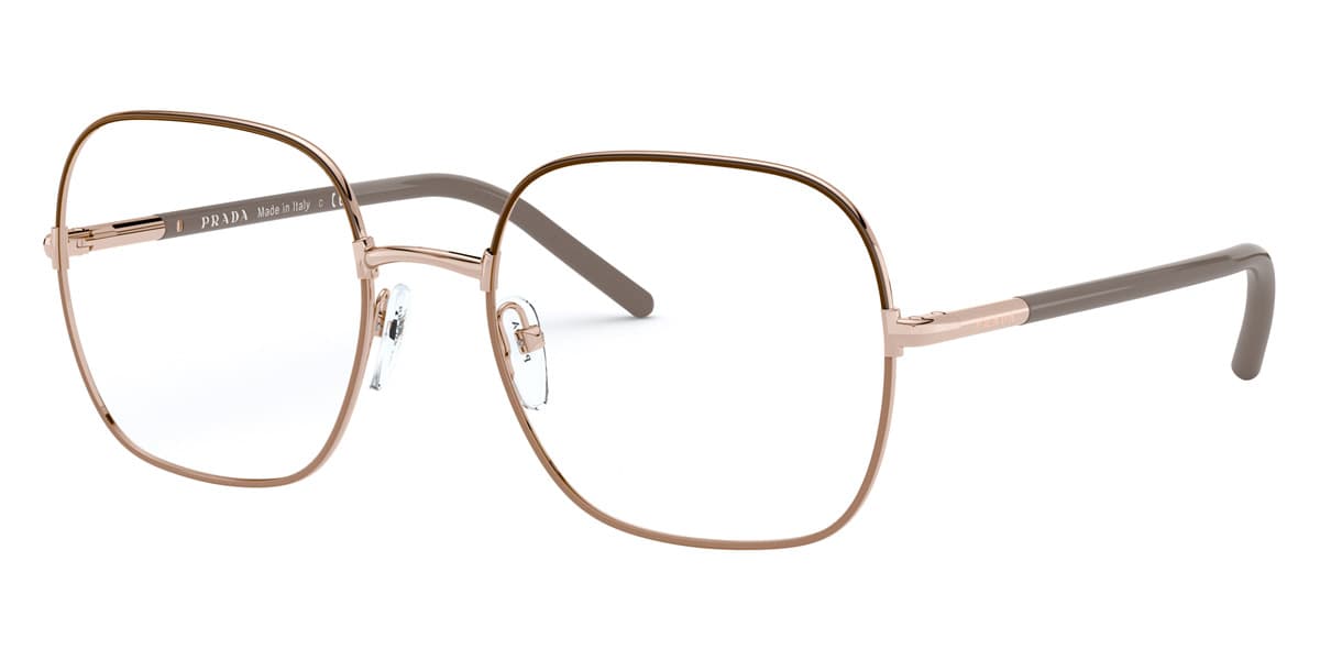Prada VPR56W 02H1O1 Eyeglasses Brown Beige 54mm Women
