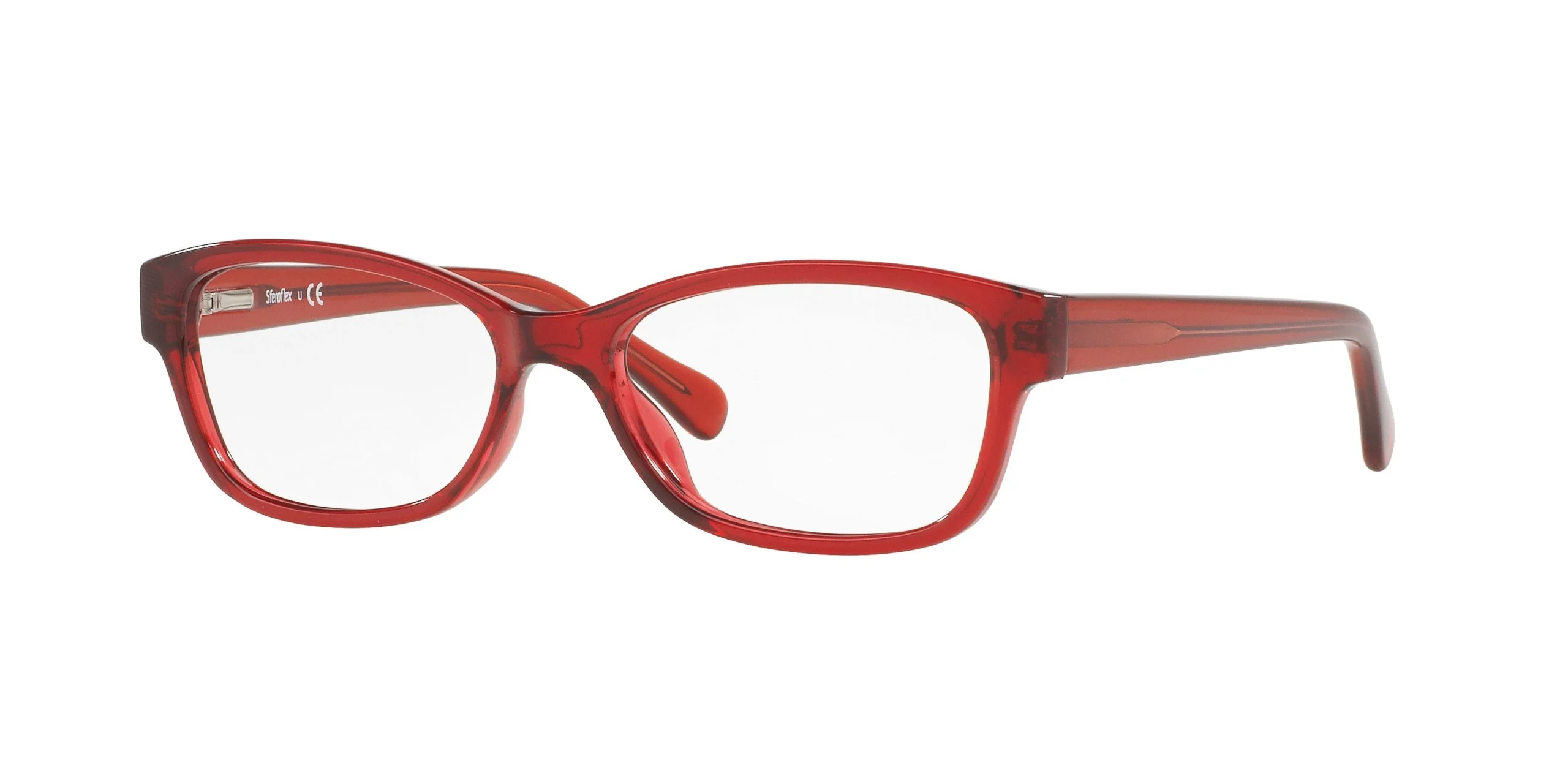 Sferoflex 1571 1018 Eyeglasses Red 50mm Women