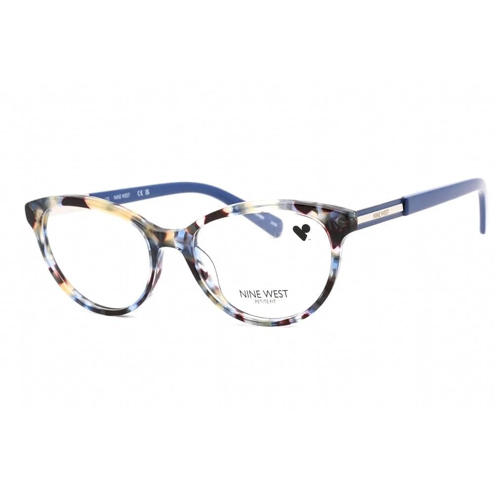 Nine West NW5185 428 Eyeglasses Blue Tortoise 49mm Women