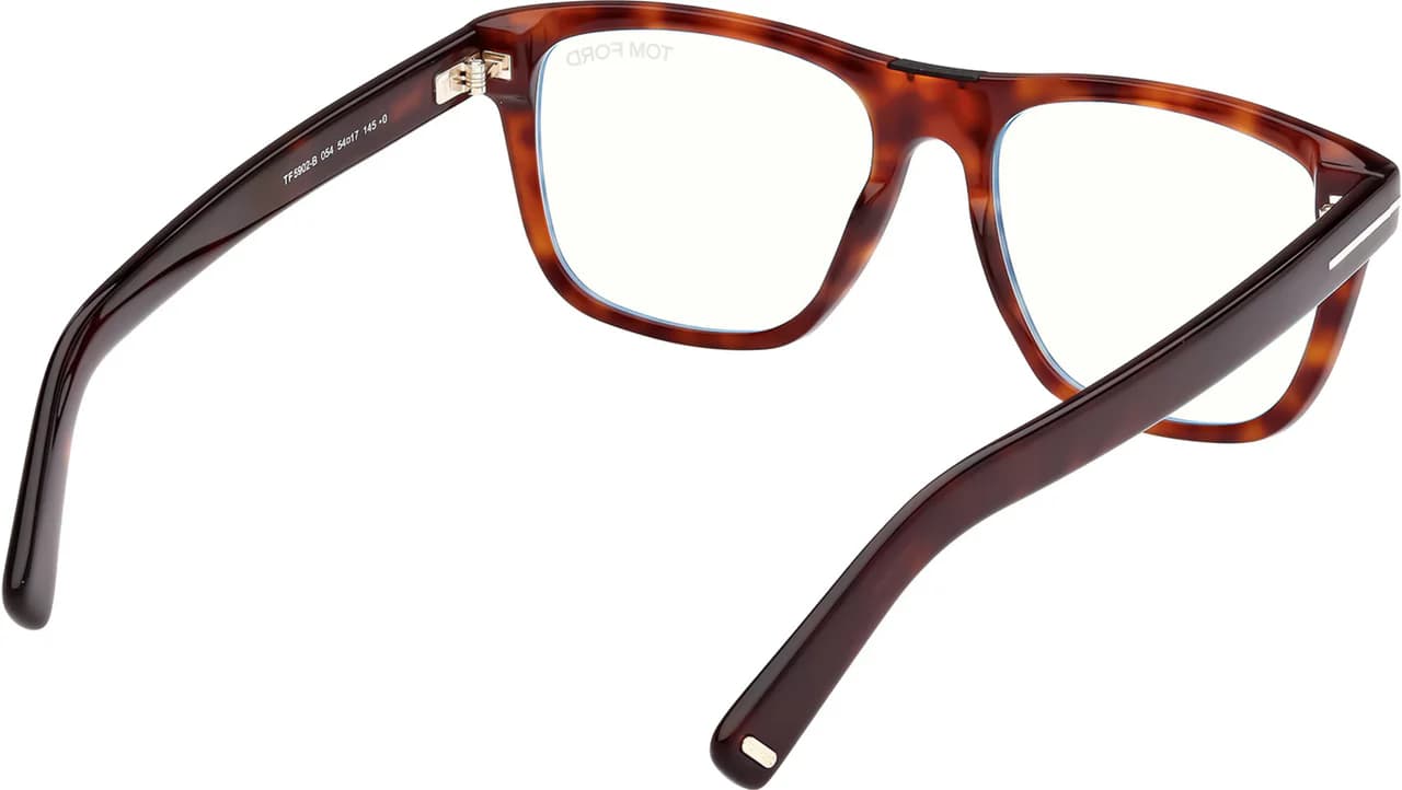 Tom Ford FT5902B 054 Eyeglasses Red Havana 54mm Men 5
