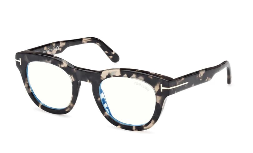 Tom Ford FT5873B 005 Eyeglasses Black 49mm Men