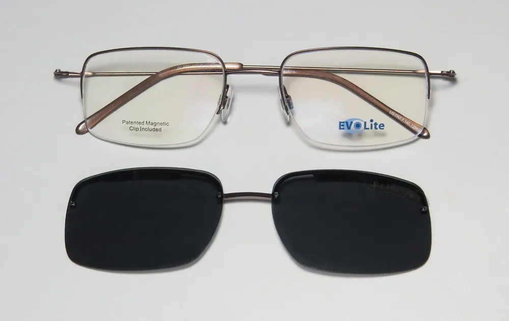 Elite Eyewear Evolite Kev 100 evolite 100 Eyeglasses Brown 48mm Unisex 3