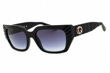 Guess GU00254 01B Sunglasses Shiny Black 55mm