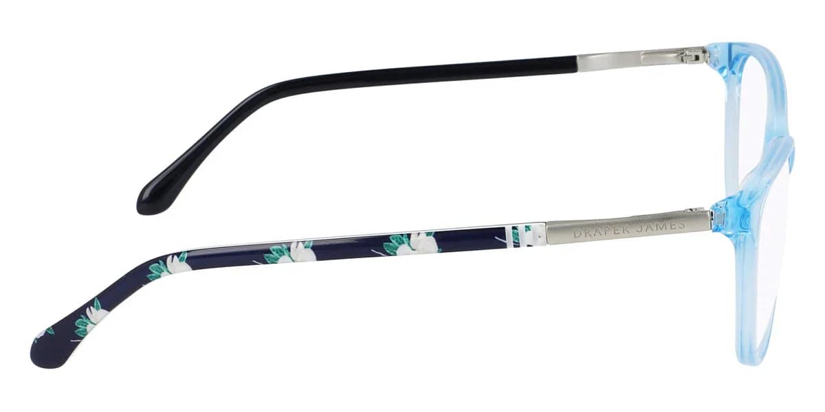 Draper James DJ5027 416 Eyeglasses Blue Crystal 56mm Women 5