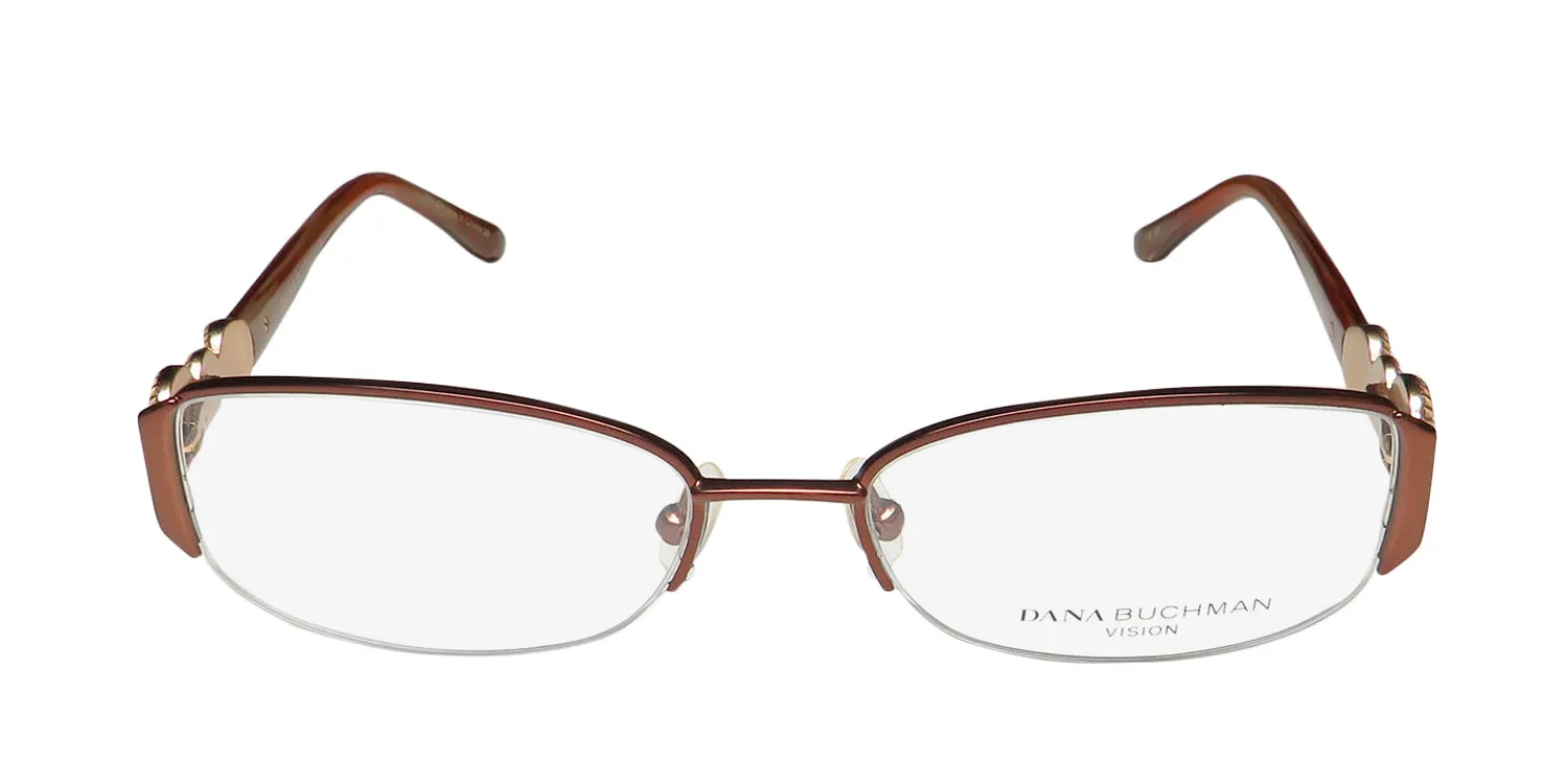 Dana Buchman Sapphira br Eyeglasses Brown 51mm 3