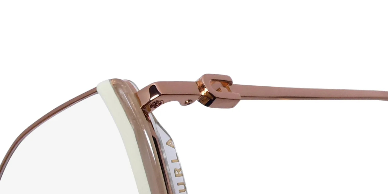 Furla Vfu770v 8fcy Eyeglasses Rose Gold 53mm 6