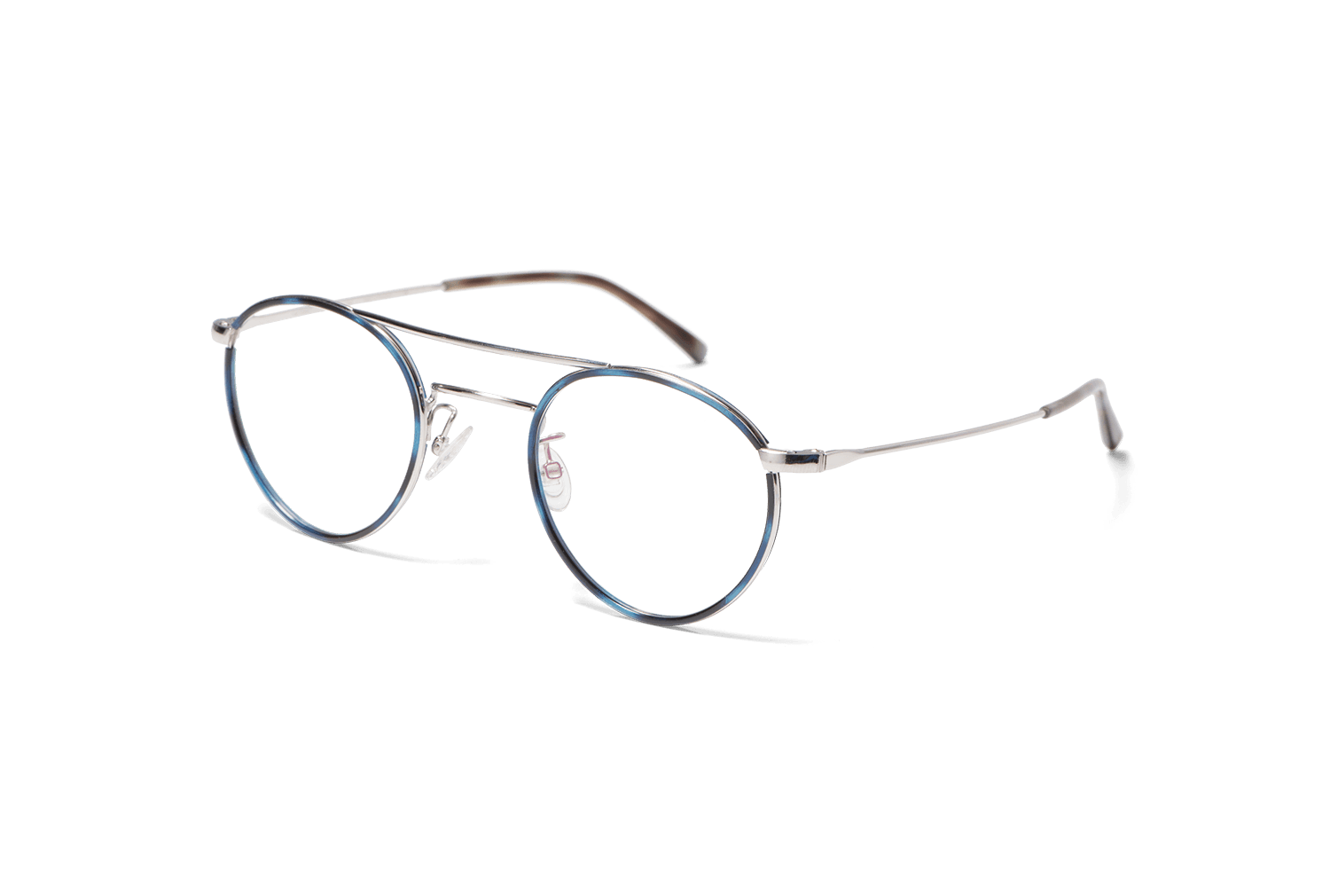 Henry Jullien HJCAPFERRET C53 Eyeglasses Blue Silver 46mm Unisex