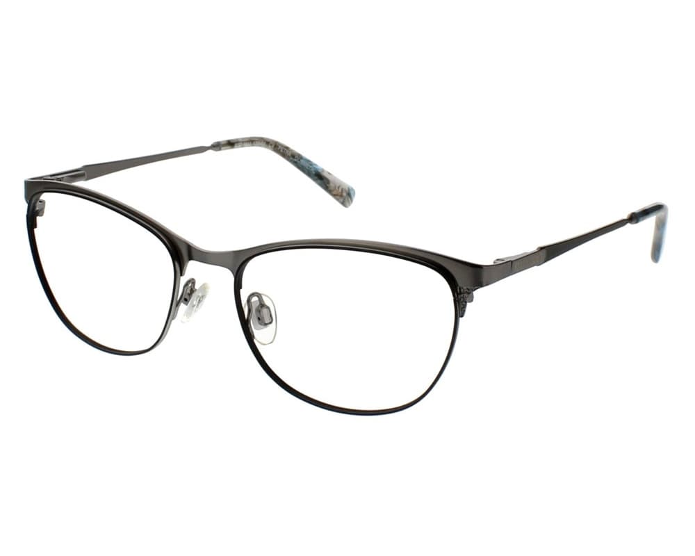 Ellen Tracy Petra Eyeglasses Gunmetal 54mm Women