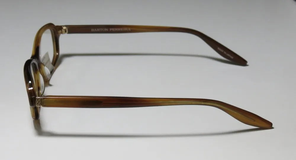 Barton Perreira Nicholette umt/gol Eyeglasses Amber Brown 49mm 4