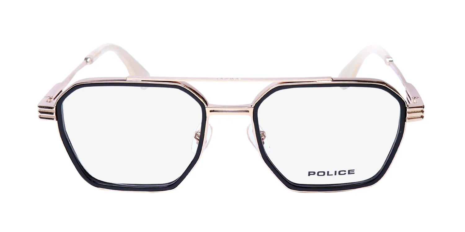 Police Vplq76v Mercury 3 300y Eyeglasses Shiny Rose Gold 55mm 3