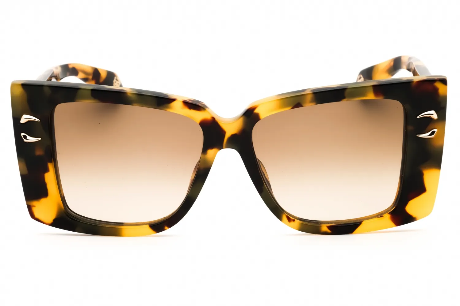 Roberto Cavalli SRC056M 0AGG Sunglasses Shiny Havana 54mm Women 2