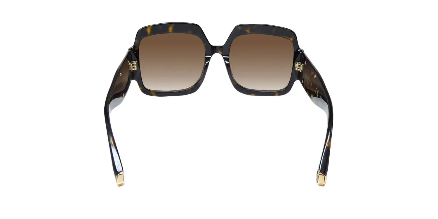 Philipp Plein Spp038 Plein First Lady Dubai 0722 Sunglasses Shiny Dark Brown 56mm 5