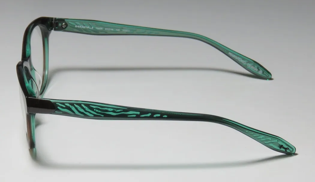 KOALI 7444k vv011 Eyeglasses Transparent Moss 51mm 4