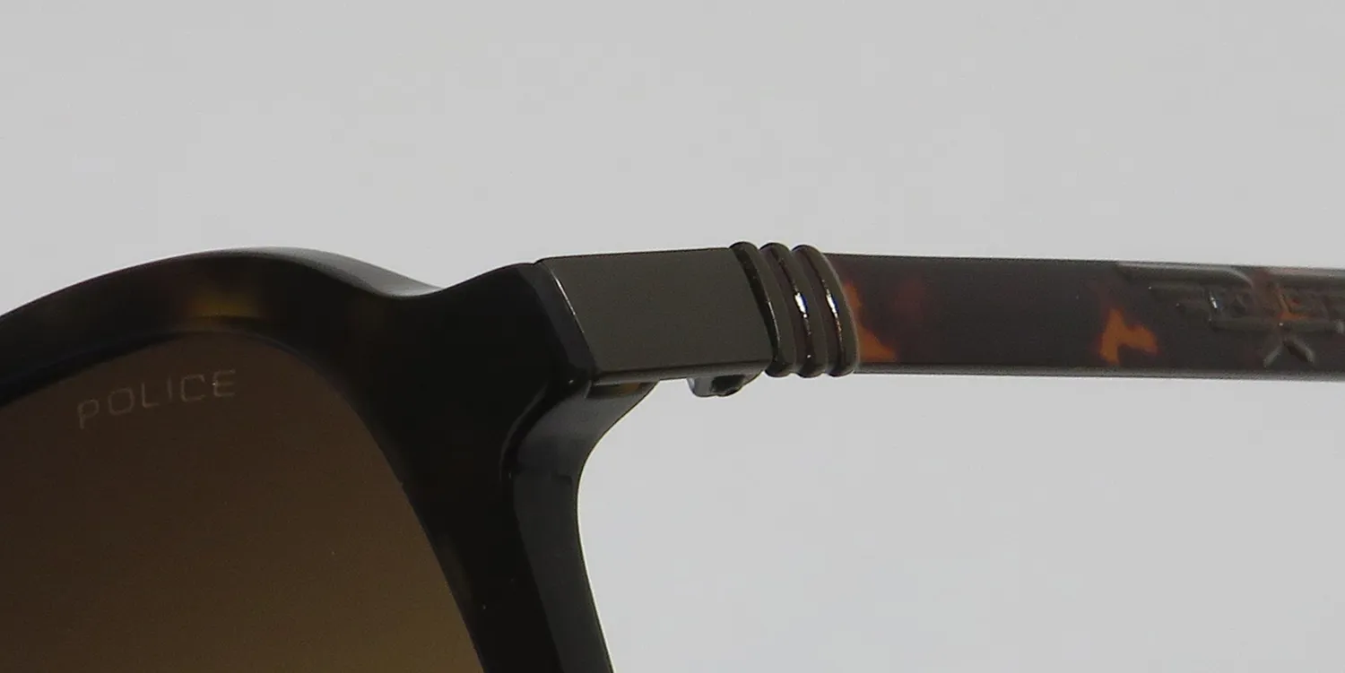 Police Spla53 0722 Sunglasses Brown 55mm 6