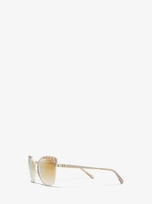 Michael Kors MK1084 San Leone 10146E MK1084 SAN LEONE Sunglasses Gold 140mm Women 2