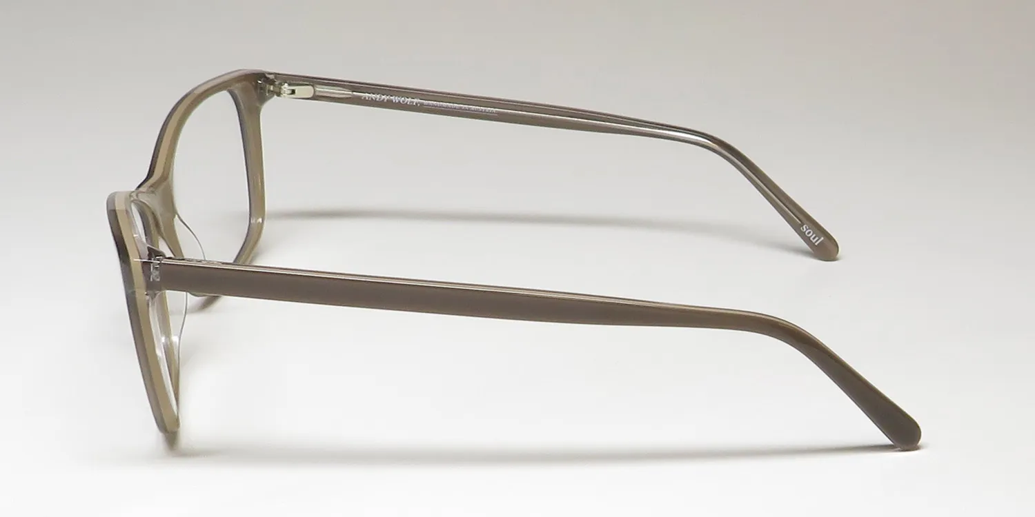 Andy Wolf 5072 g Eyeglasses Brown 55mm Unisex 4