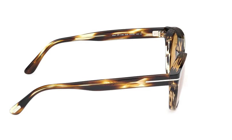 Tom Ford FT1180 52E Sunglasses Dark Havana 53mm Men 5