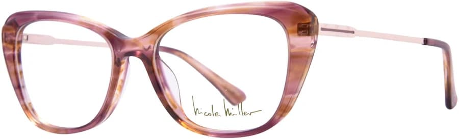 Nicole Miller NMSTKITTS 03 Eyeglasses Transparent Blush 51mm Women