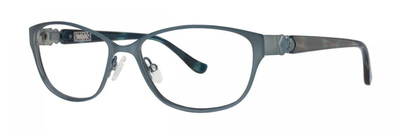 Kensie Chiffon Eyeglasses Teal 50mm Women