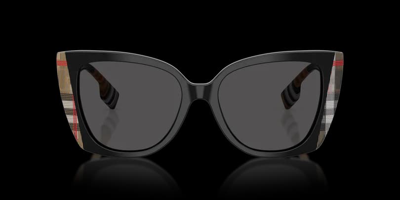 Burberry 0BE4393 405587 Sunglasses Black 54mm Women 2