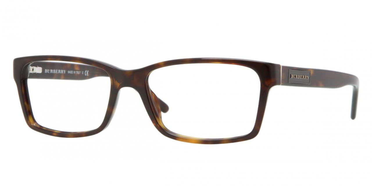 Burberry BE2108 3002 Eyeglasses Dark Havana 52mm Men