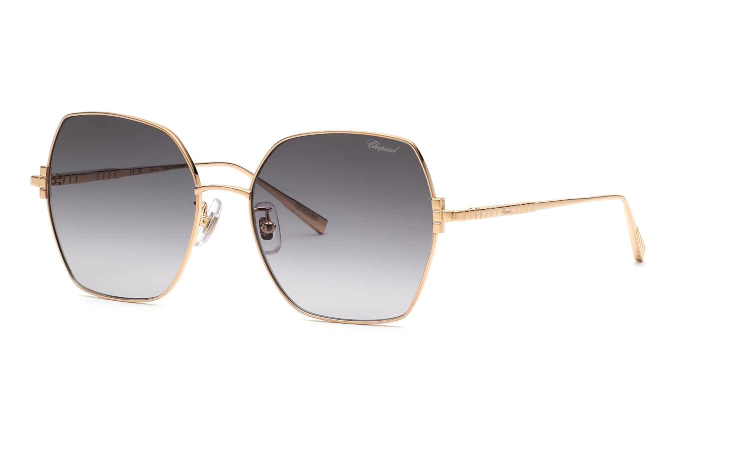 Chopard SCHL02M 300 Sunglasses Shiny Rose Gold 57mm Women