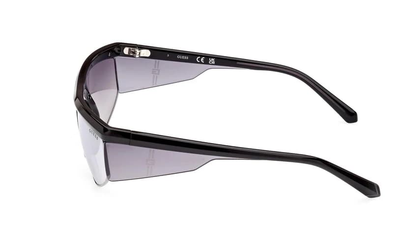 Guess GU00072 01C Sunglasses Shiny Black 62mm Women 3