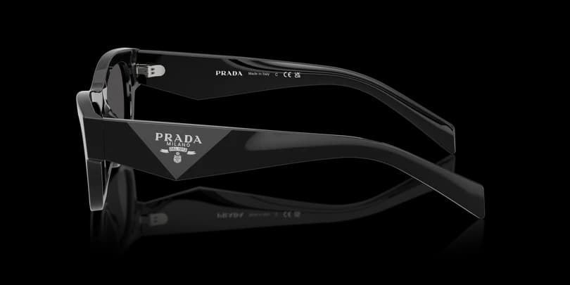 Prada 0PR B09S 16K08Z Sunglasses Black 52mm Women 3