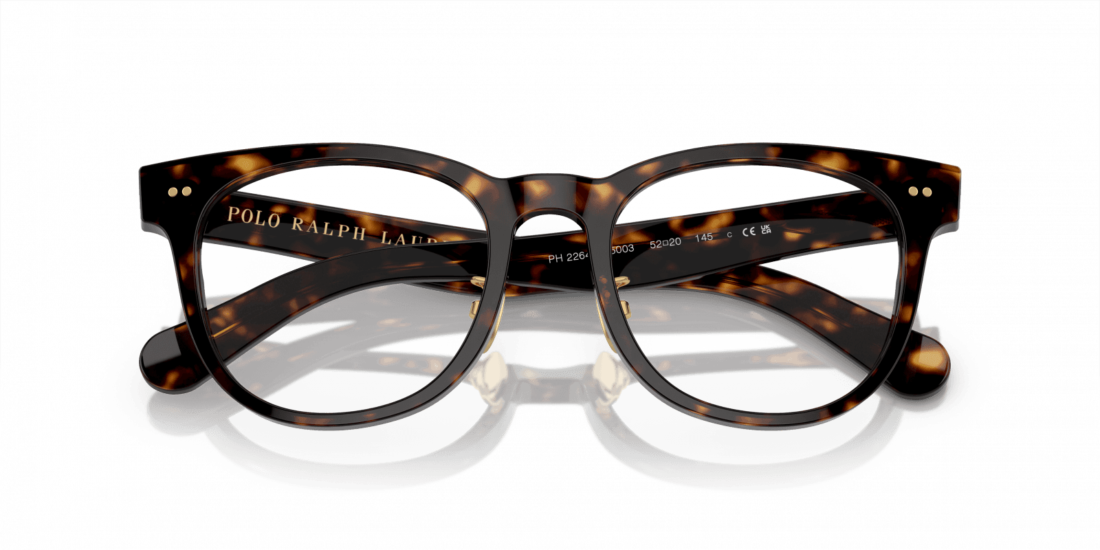 Polo Ralph Lauren 0PH2264D 5003 Eyeglasses Shiny Havana 52mm Men 5