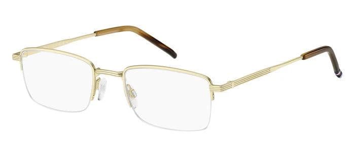 Tommy Hilfiger TH 2036 0CGS Eyeglasses Matte Light Gold 52mm Men