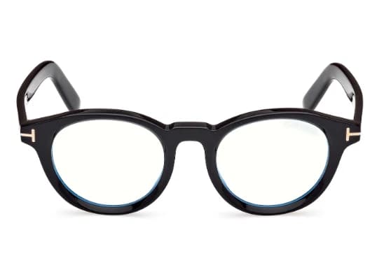 Tom Ford FT5931D-B 001 Eyeglasses Shiny Black 49mm Men 2