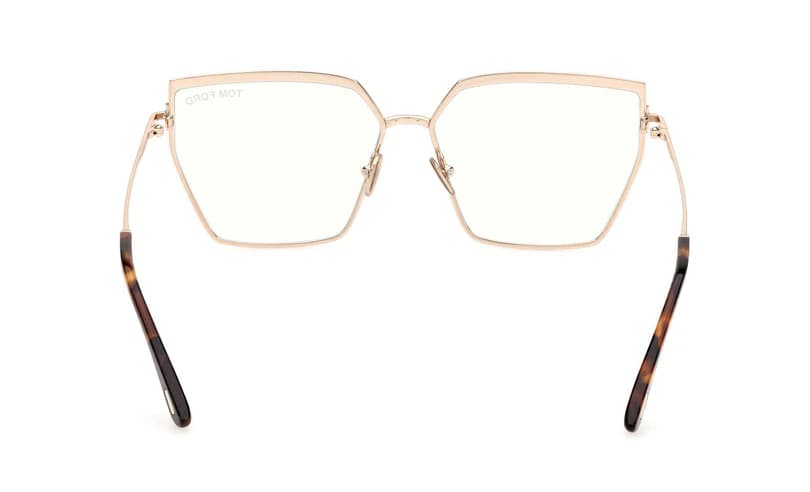 Tom Ford FT5946B 028 Eyeglasses Shiny Rose Gold 57mm Women 4