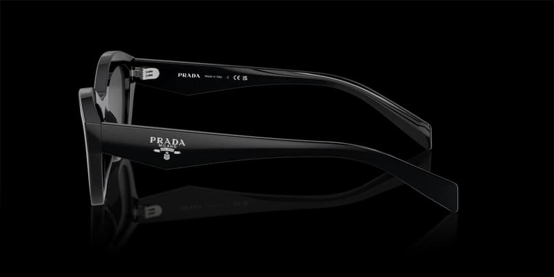 Prada SPRA02F 16K08Z Sunglasses Black 52mm Women 3