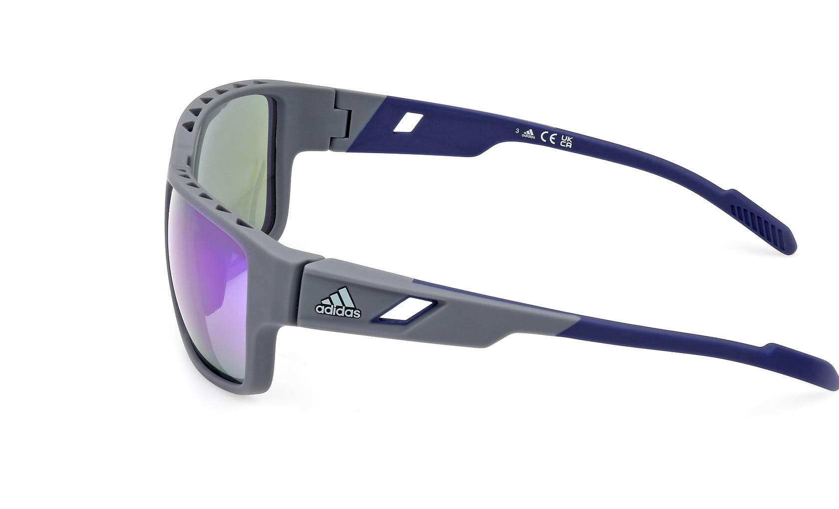 Adidas SP0069 20Z Sunglasses Grey 61mm Men 3