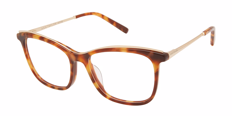 Ann Taylor ATP817 C02 Eyeglasses Honey Tortoise 49mm Women