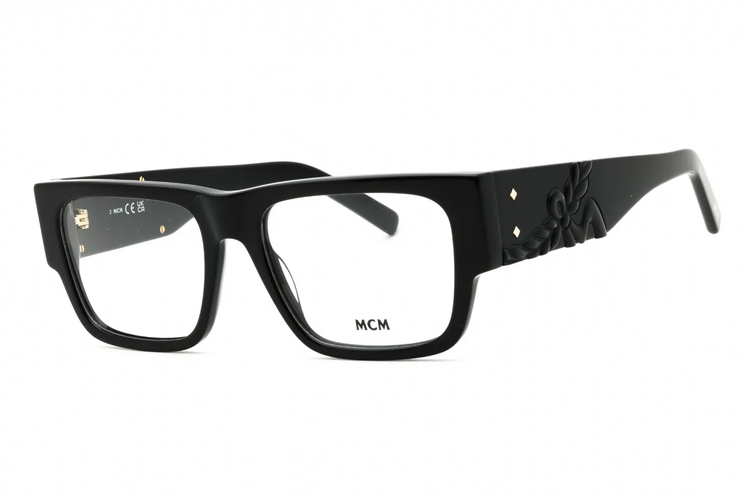 MCM MW5013 001 Eyeglasses Shiny Black 53mm Unisex