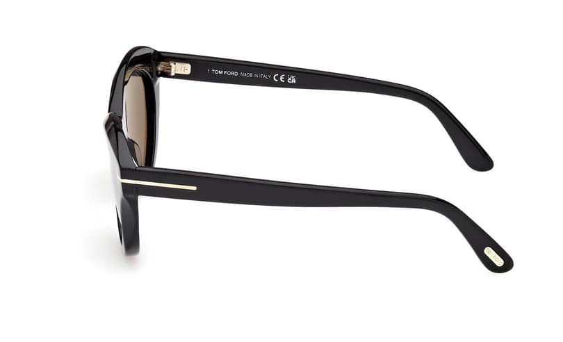 Tom Ford FT1111 01D Sunglasses Shiny Black 55mm Women 3