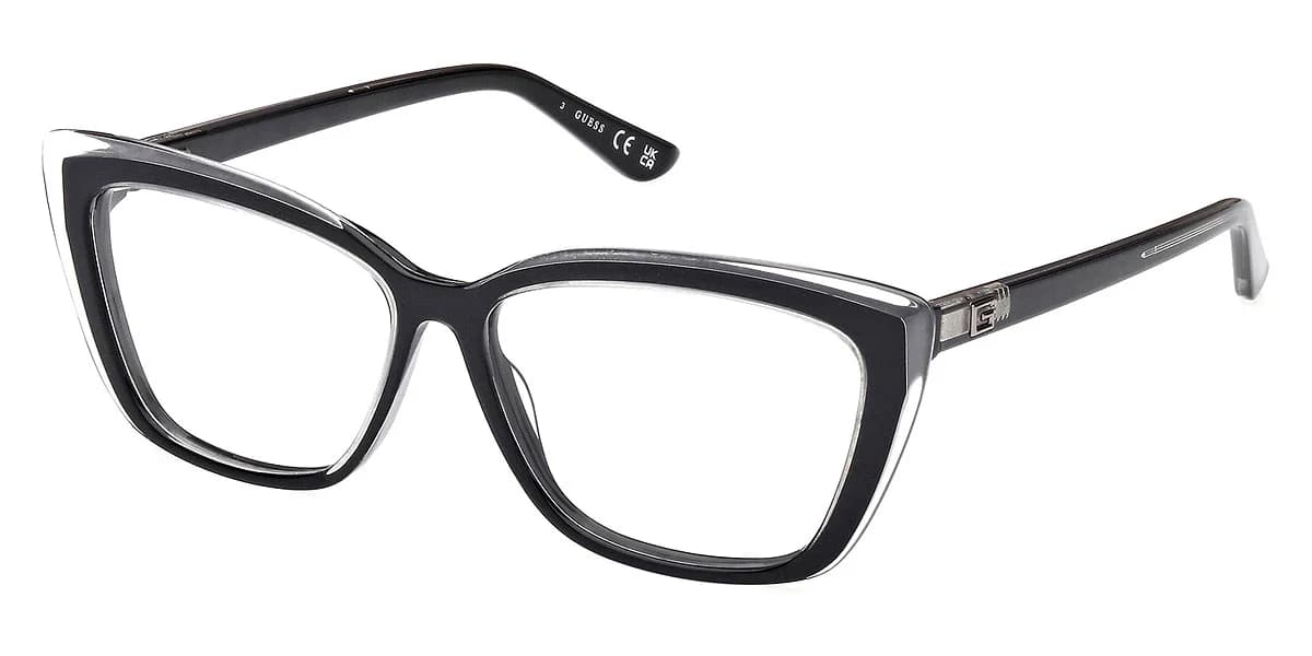 Guess GU2977 005 Eyeglasses Black 49mm Women