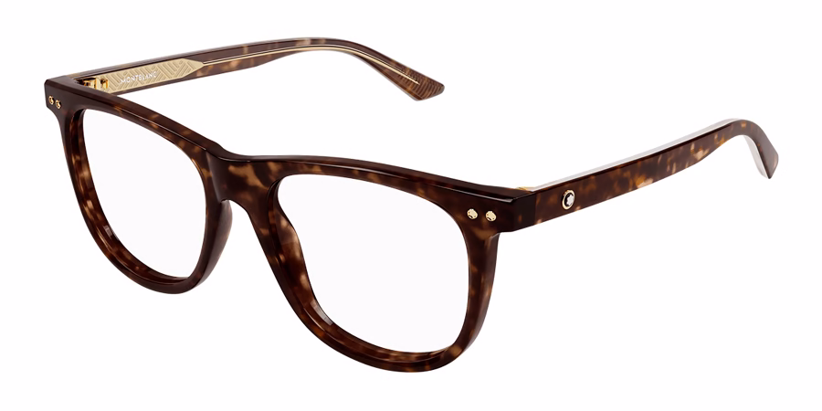 Montblanc MB0323O 002 Eyeglasses Tortoise 54mm Men