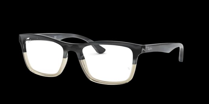 Ray-Ban RB5279 5540 Eyeglasses Grey Horn 55mm Unisex