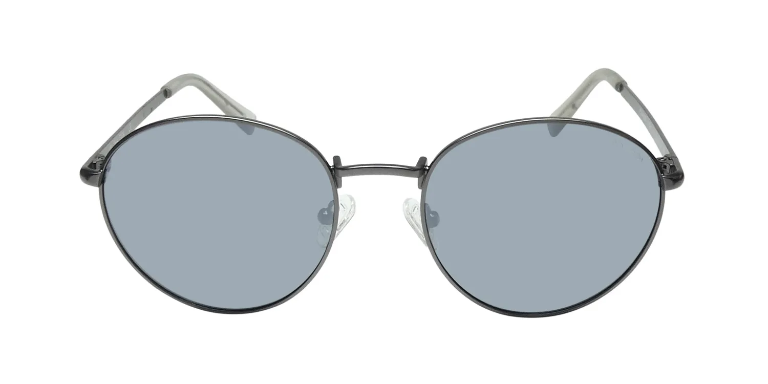 Nautica N9206s 030 Sunglasses Matte Gunmetal 53mm Unisex 3